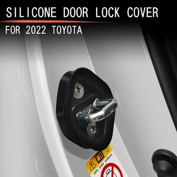 1 Комплект автомобильного силикона, снижающего Уровень шума, Защита Дверного замка, Защелки, Стопорные крышки для Toyota Mazda