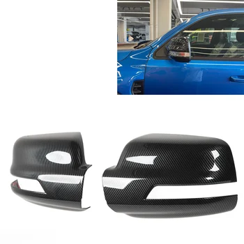 1 пара колпачков для боковых зеркал заднего вида ABS Крышка для зеркала заднего вида из углеродного волокна для Dodge Ram 1500 TRX 2023
