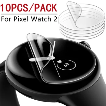 10-1шт Мягкая Гидрогелевая пленка для смарт-часов Google Pixel Watch 2 HD С защитой от царапин, Защитная пленка с полным покрытием для часов Pixel Watch2