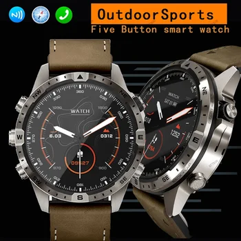 2024 Новые Смарт-Часы Мужские GPS Трекер 1,6 Дюймов AMOLED 360*360 HD Экран Компас NFC Bluetooth Вызов Smartwatch для Huawei Xiaomi