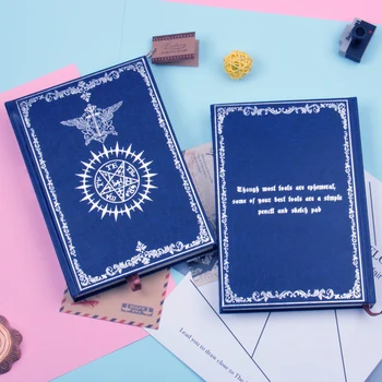 5 видов 400 страниц Волшебных карт Таро, записная книжка для настольных игр, учебная книга с золотым / серебряным тиснением