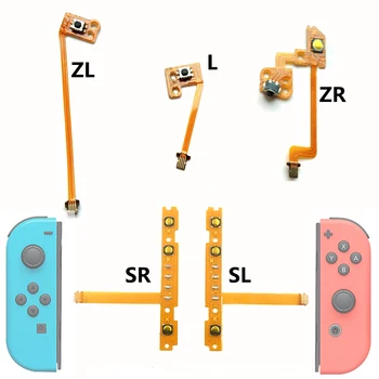 5ШТ Замена SL SR ZR ZL L Правая Левая Кнопка Ключ Лента Гибкий Кабель для Nintendo Switch JoyCon NS Ремонтная Деталь