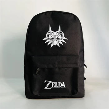 IVYYE Zelda Черные Модные холщовые рюкзаки Рюкзаки Мультяшный школьный рюкзак Повседневные сумки дорожный рюкзак Унисекс Новый