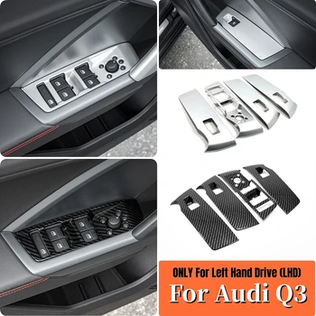LHD!Автомобильная Дверь, Окно, стекло, Подъемник, Переключатель Управления, Панель, Планки, Аксессуары Для Автостайлинга Для Audi Q3 2019 2020 2021 2022 2023