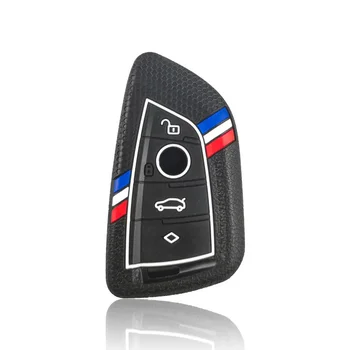 TPU Car Remote Key Case Cover Shell Брелок Для BMW X1 X3 X5 X6 X7 1 3 5 6 7 Серии G20 G30 G11 F15 F16 G01 G02 F48 Keyless