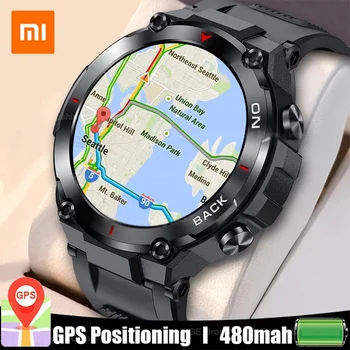 Xiaomi 2023 Смарт-часы с GPS, Спортивный фитнес-браслет, напоминание о вызове, Монитор здоровья, частота сердечных сокращений, умные часы для мужчин, Android IOS Часы