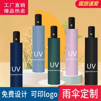 Автоматический зонт для мужчин и женщин с защитой от солнца и ультрафиолета