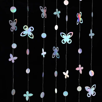 Баннер со звездой-бабочкой, Свадебное круглое полое подвесное украшение на дне рождения 