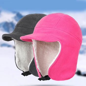 Ветрозащитная кепка с черепом Для взрослых Мужчин И Женщин, Спортивный Головной убор, Регулируемая Лыжная шапка для улицы