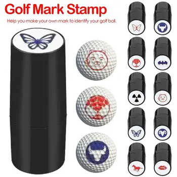 Высококачественный Прочный Пластиковый Мяч Для Гольфа Stamper Быстросохнущий Штамп Для Гольфа Mark Mark Seal Подарок Гольфисту Спорт На Открытом Воздухе Аксессуары Для Гольфа