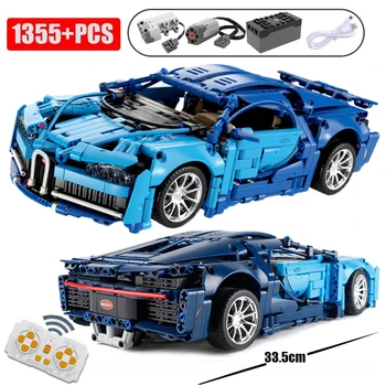Гоночные строительные блоки Bugatti Veyron Roadster SP3 Rambo 911 механическая игрушка-головоломка повышенной сложности для сборки