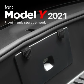 Держатель крючка для переднего багажника автомобиля, Защита от качания, Подвесные Аксессуары для хранения Tesla Model Y 2021