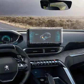 Для Peugeot 3008 2021 Автомобильное радио GPS Навигация Внутреннее Закаленное стекло Защитная пленка для экрана Аксессуары для наклеек на интерьер автомобиля