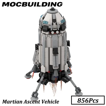 Модель Марсианского Восходящего Транспортного Средства Space Moc Building Block Model Set Дисплей DIY Кирпичная Игрушка В Подарок Рождественский Подарок