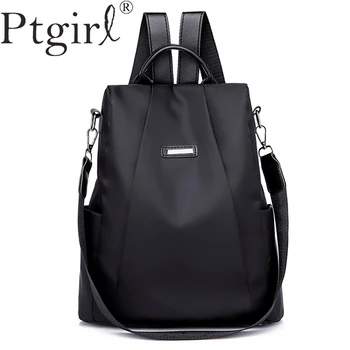 Модный женский однотонный рюкзак на молнии 2024 года, женская оксфордская дорожная сумка, тканевый рюкзак с защитой от кражи, mochilas escolares для подростков