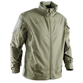 Мужская нейлоновая куртка PCU L5 на открытом воздухе, тактическое тренировочное пальто с мягкой оболочкой, Тонкая боевая ветровка