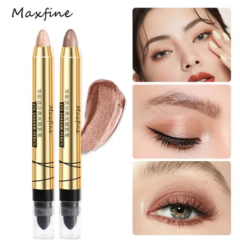 Набор Карандашей для макияжа MAXFINE Highlight Eyeshadow, 6 цветов, Оптовая Продажа, Контурная Перламутровая Осветляющая Косметика Без Размазывания