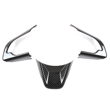 Наклейки для Отделки Рулевого Колеса Автомобиля Suzuki Jimny 2019 2020 2021 Аксессуары Для Интерьера из Углеродного Волокна
