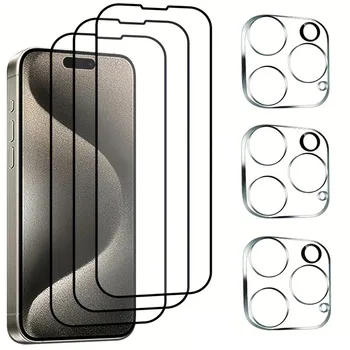 Полное покрытие из Закаленного Стекла для iPhone 15 14 13 12 11 Pro Max Mini Screen Protector для iPhone XR X XS 14 15 Plus Glass