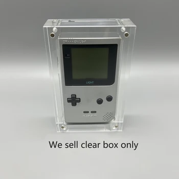 Прозрачная Магнитная Акриловая коробка Для хранения gamboy light Для Игровой Консоли GBL Cover Shell Box Подставка Для дисплея игровые Аксессуары