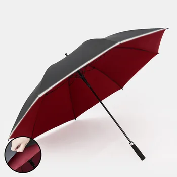 Прочный зонт с длинной ручкой, ветрозащитный от сильного дождя, роскошный рыболовный усиленный зонт с большой длинной ручкой Guarda Chuva Rain Gear