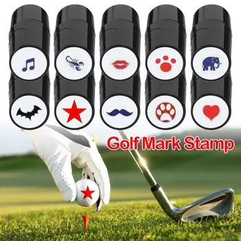 Символ быстросохнущего штампа для мяча для гольфа, маркера для оттиска, символа аксессуаров для гольфа