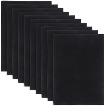 Черные самоклеящиеся фетровые листы papel fieltro, многоцелевые для творчества