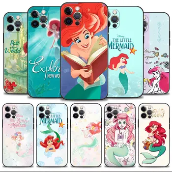 Чехол Для телефона Disney The Little Mermaid Для Apple iPhone 14 13 12 11 Pro Max 13 12 Mini XS Max XR X 8 Plus Cover Funda