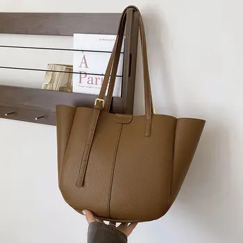 Чудо-Кира 2023, Осенне-зимняя новая сумка большой емкости, модная ретро-сумка для поездок на работу, сумка на одно плечо, универсальная сумка подмышками